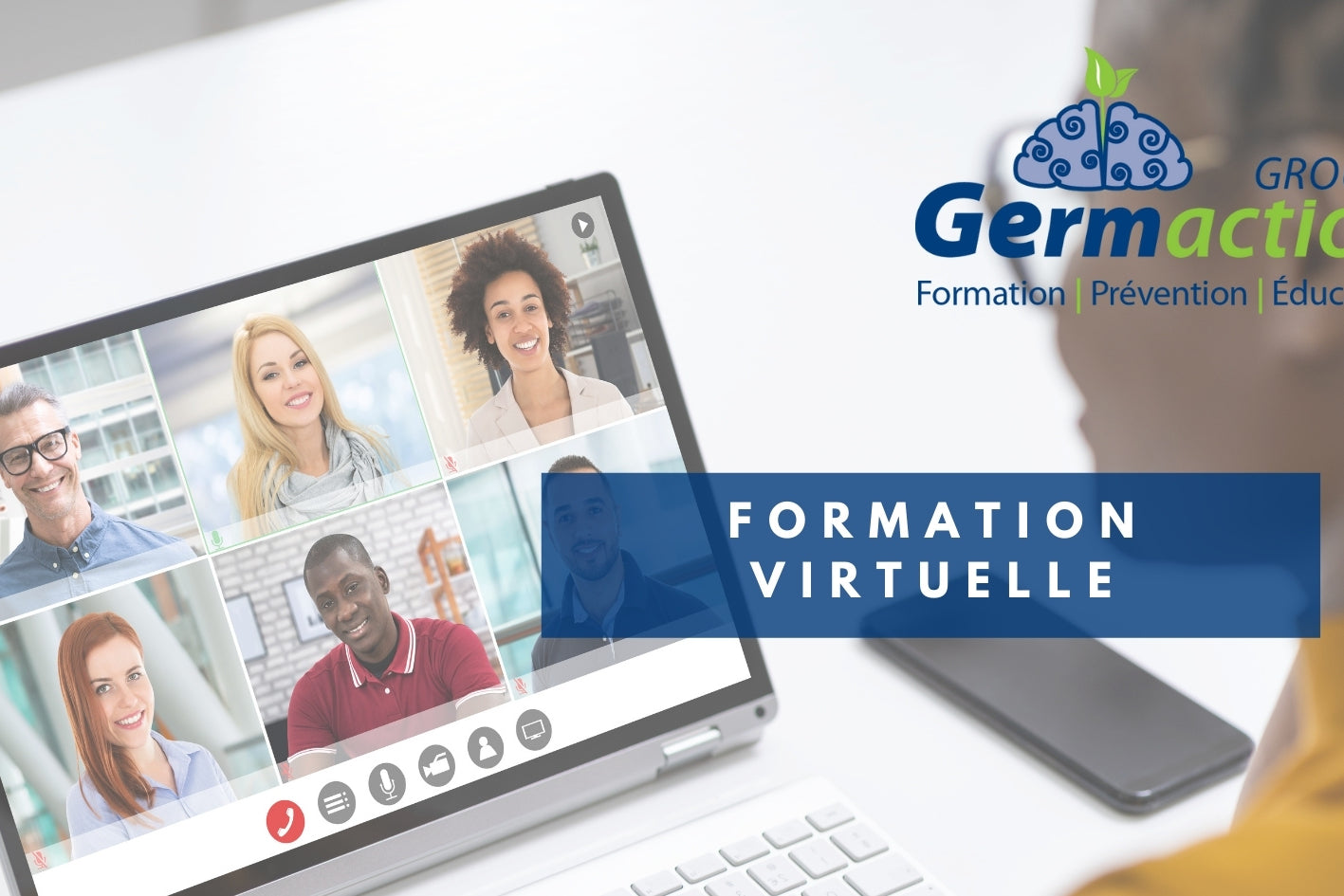 Germaction - Formations de perfectionnement professionnel en direct par zoom pour éducatrices et RSGE - Développement des compétences en petite enfance
