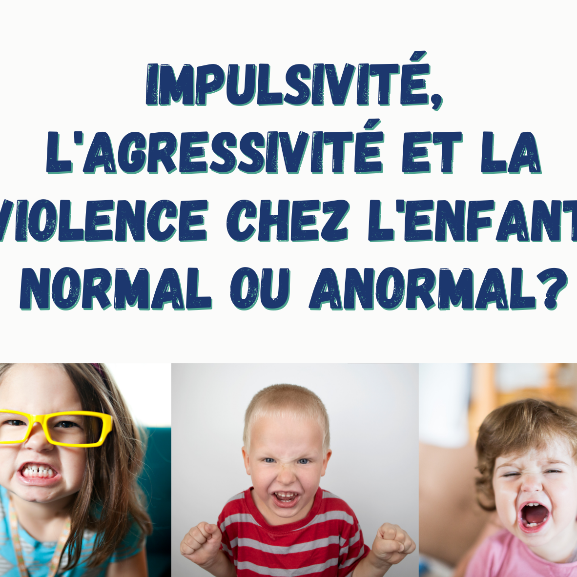 Germaction - Formation en ligne ou poste sur l'agressivité et l'impulsivité chez l'enfant - Techniques d'intervention pour éducatrices et RSGE