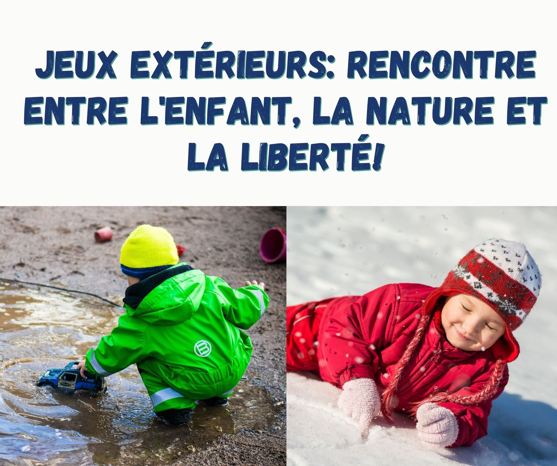 Germaction - Formation en ligne ou poste sur les jeux extérieurs pour enfants - Rencontre avec la nature et la liberté pour éducatrices et RSGE
