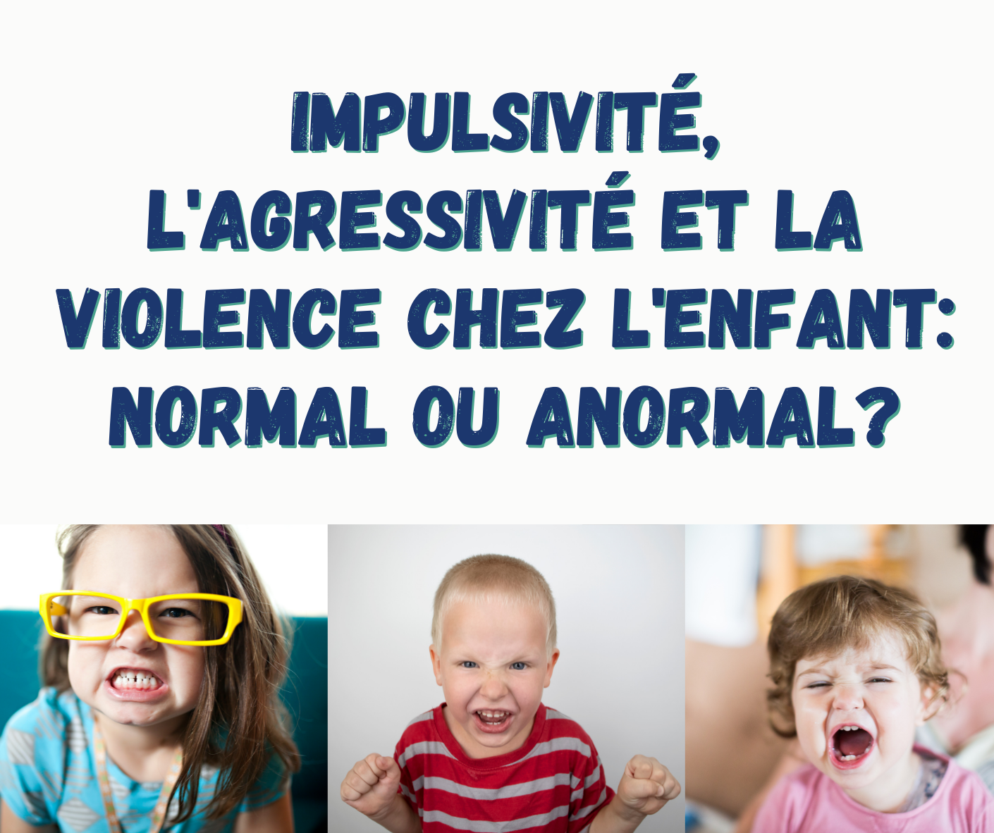 Germaction - Formation en ligne ou poste sur l'agressivité et l'impulsivité chez l'enfant - Techniques d'intervention pour éducatrices et RSGE