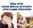 Germaction - Formation par la poste ou en ligne sur la charge mentale, fatigue pour éducatrices et RSGE